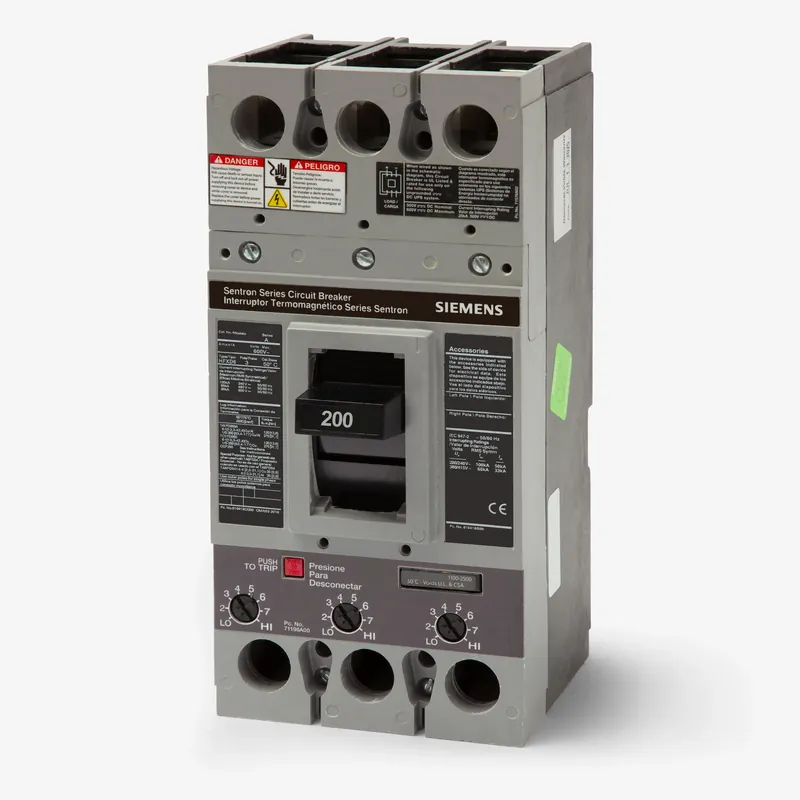 New Release Siemens HFXD63B200 - 200A 3 Pole Molded Case Circuit Breaker