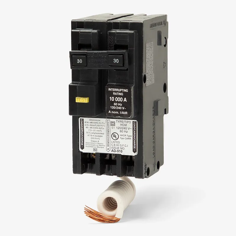 Instant Buy Square D HOM230GFI - 30A GFCI Miniature Circuit Breaker