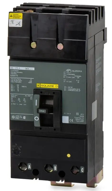 Square D KA36175 - 175A 3 Pole Molded Case Circuit Breaker Best Choice