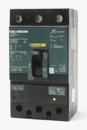 Trusted Brand Square D KAL36125 - 125A 3 Pole Molded Case Circuit Breaker