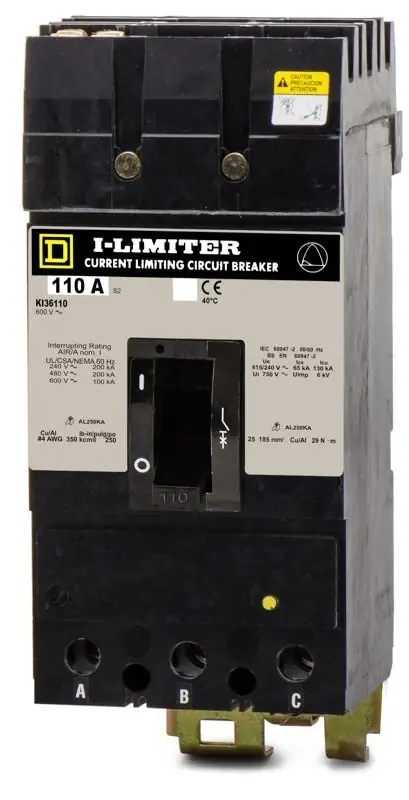 Buy Direct Square D KI36110 - 110A 3 Pole Molded Case Circuit Breaker