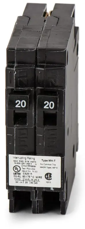Express Delivery Siemens / Murray MP2020N - 20/20A Tandem Miniature Circuit Breaker