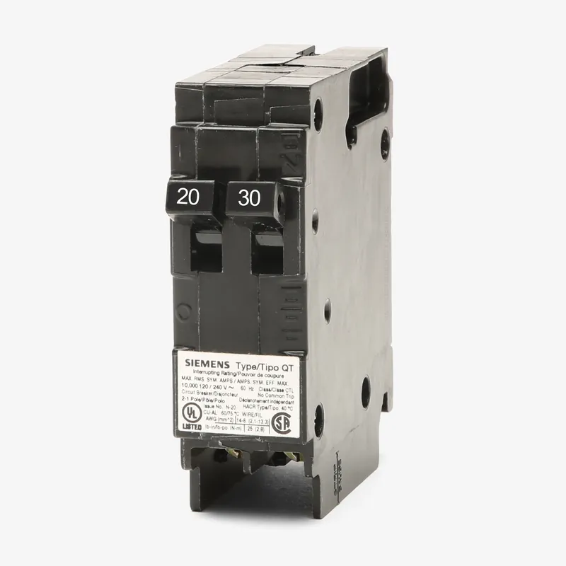 High Quality Siemens Q2030 - 20/30A Tandem Miniature Circuit Breaker