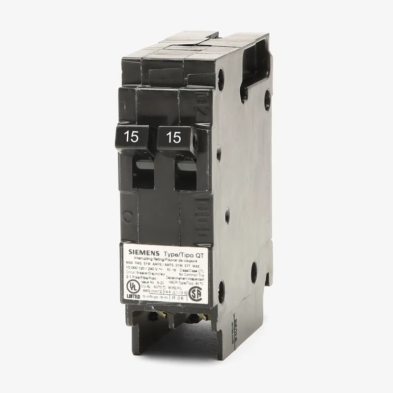 Siemens Q1515NC - 15A Tandem Miniature Circuit Breaker Same Day Shipping