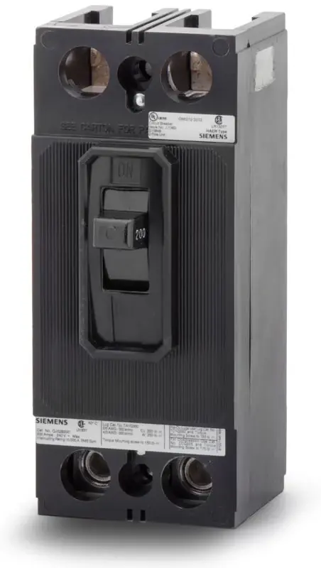 Siemens QJ22B200 - 200A 2 Pole Molded Case Circuit Breaker Must Have