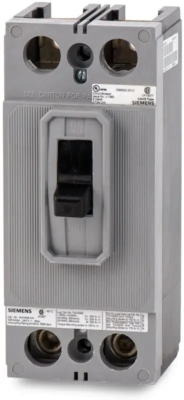 Siemens QJH22B125 - 125A 2 Pole Molded Case Circuit Breaker Deal