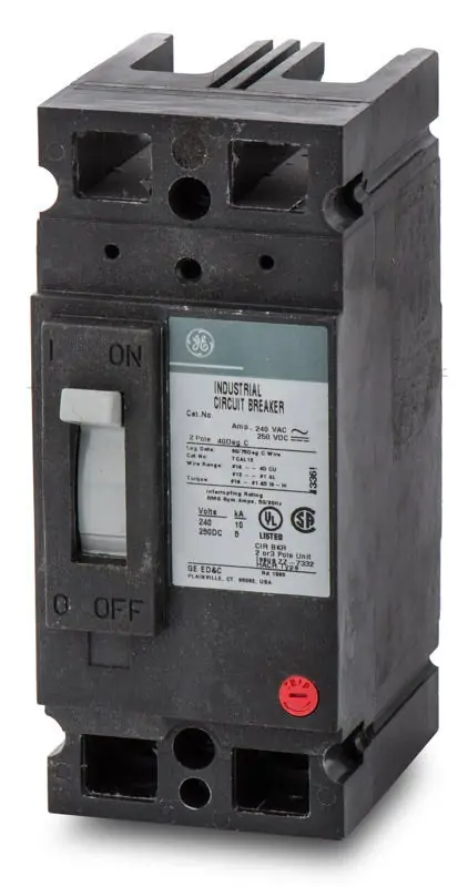 Fan Favorite ABB / General Electric TEB122100 - 100A 2 Pole Molded Case Circuit Breaker