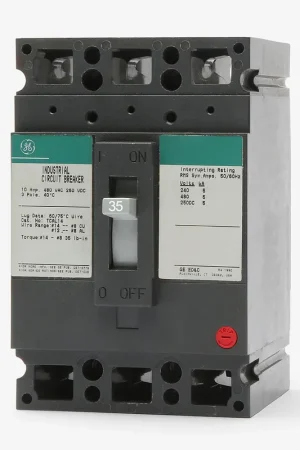 Holiday Sale ABB / General Electric TED134035WL - 35A 3 Pole Molded Case Circuit Breaker