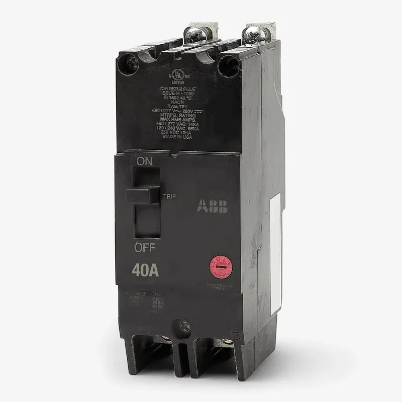 ABB / General Electric TEY240 - 40A 2 Pole Miniature Circuit Breaker Must Have