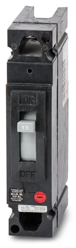 ABB / General Electric THED113015 - 15A 1 Pole Molded Case Circuit Breaker Buy Direct