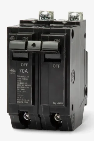 ABB / General Electric THHQB2170 - 70A 2 Pole Miniature Circuit Breaker Crafted