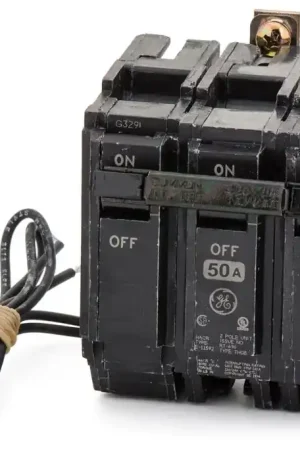 ABB / General Electric THQB2150ST1 - 50A 2 Pole Miniature Circuit Breaker Free Returns
