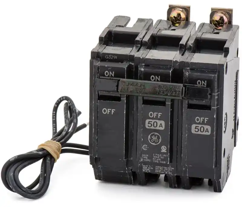 ABB / General Electric THQB2150ST1 - 50A 2 Pole Miniature Circuit Breaker Free Returns