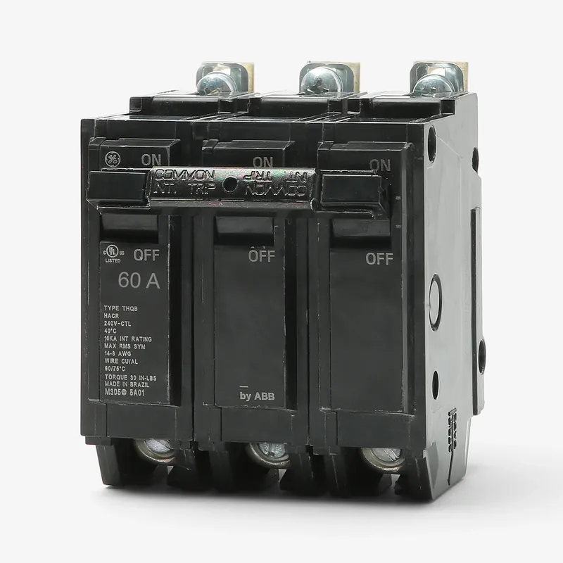 ABB / General Electric THQB32060 - 60A 3 Pole Miniature Circuit Breaker Final Sale