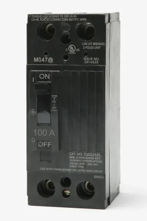 Special Offer ABB / General Electric TQD22100 - 100A 2 Pole Molded Case Circuit Breaker