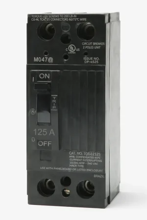 Final Sale ABB / General Electric TQD22125 - 125A 2 Pole Molded Case Circuit Breaker