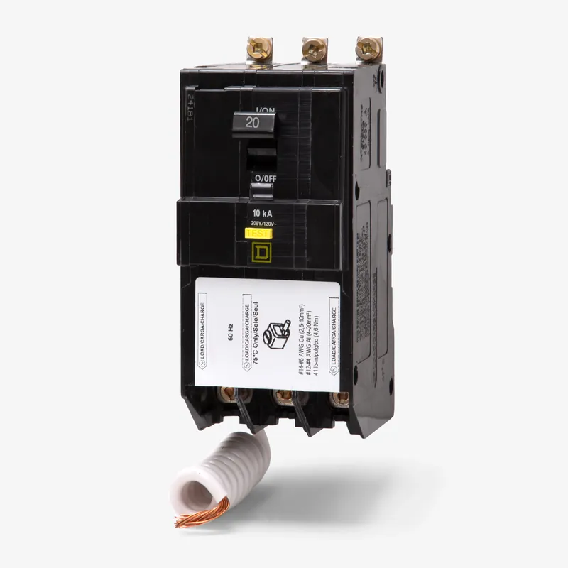 Square D QOB320GFI - 20A GFCI Miniature Circuit Breaker Professional Grade