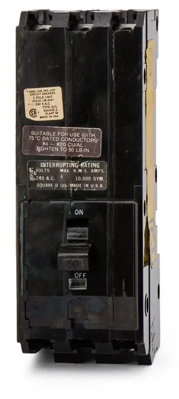 Holiday Sale Square D Q1350 - 50A 3 Pole Molded Case Circuit Breaker