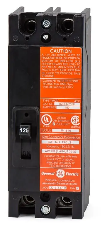 ABB / General Electric TMQD22100 - 100A 2 Pole Molded Case Circuit Breaker Affordable
