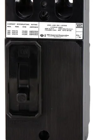 Siemens / ITE EF2B150 - 150A 2 Pole Molded Case Circuit Breaker Special Discount