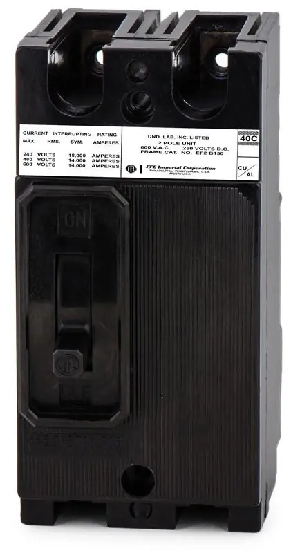 Siemens / ITE EF2B150 - 150A 2 Pole Molded Case Circuit Breaker Special Discount