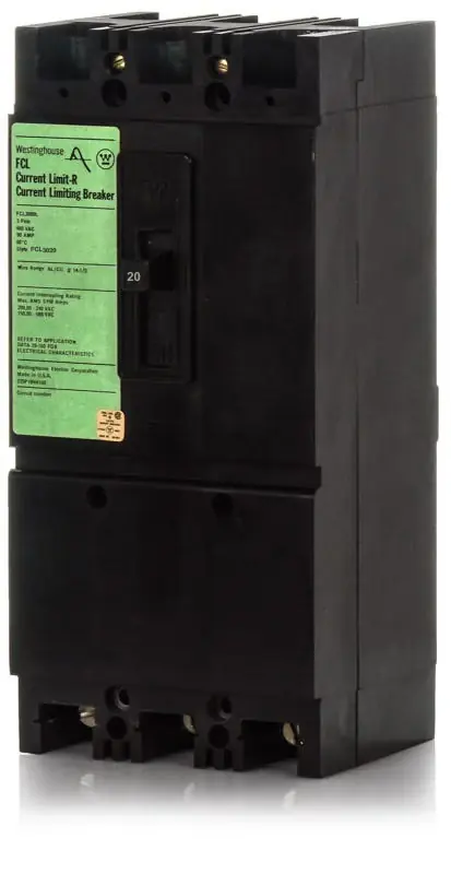 Eaton / Westinghouse FCL3020 - 20A 3 Pole Molded Case Circuit Breaker Last Chance
