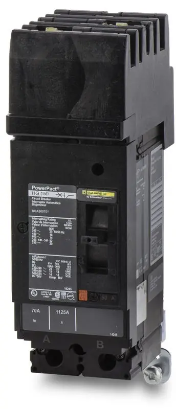 Square D HGA260701 - 70A 2 Pole Molded Case Circuit Breaker Place Order