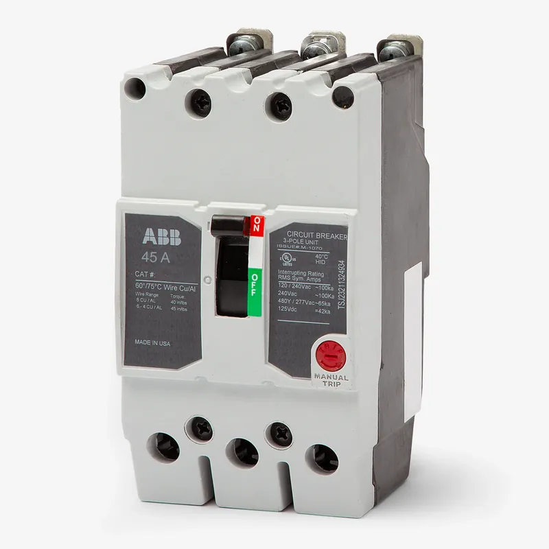 Special Discount ABB / General Electric TEYL3045B - 45A 3 Pole Molded Case Circuit Breaker
