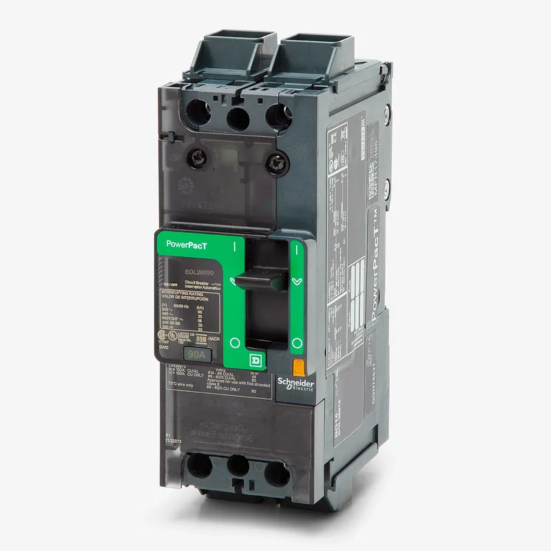 Genuine Square D BDL26090 - 90A 2 Pole Molded Case Circuit Breaker