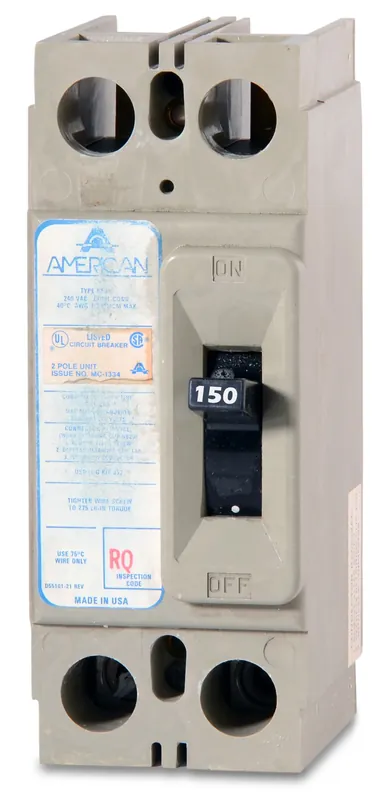 Federal Pacific NEJH223150 - 150A 2 Pole Molded Case Circuit Breaker Professional Grade