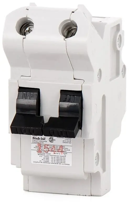 Grab Now Schneider Electric / Federal Pioneer NA2P100 - 100A 2 Pole Miniature Circuit Breaker