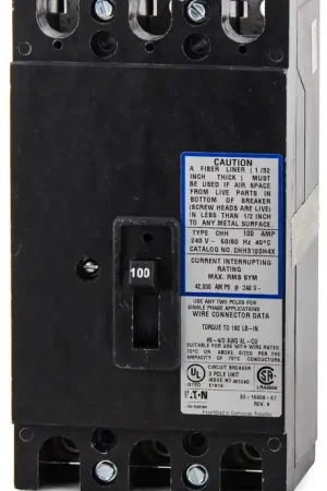 Limited Time Eaton / Cutler-Hammer CHH3100H4X - 100A 3 Pole Molded Case Circuit Breaker