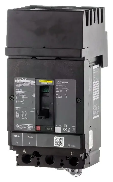 In Demand Square D HJA261502 - 150A 2 Pole Molded Case Circuit Breaker