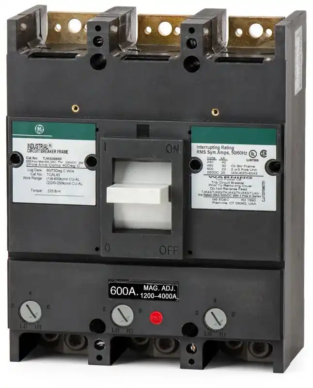 ABB / General Electric TJK636600 - 600A 3 Pole Molded Case Circuit Breaker Sale