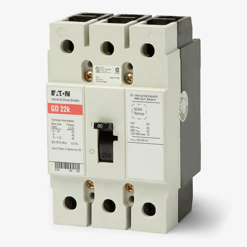 Free Returns Eaton / Cutler-Hammer GHC3080 - 80A 3 Pole Molded Case Circuit Breaker
