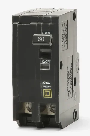 While Supplies Last Square D QO280VH - 80A 2 Pole Miniature Circuit Breaker