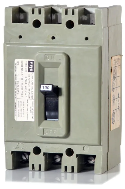Federal Pacific HEF631100 - 100A 3 Pole Molded Case Circuit Breaker Deal