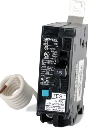 Best Price Siemens BA115AF - 15A AFCI Miniature Circuit Breaker