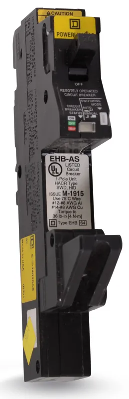 Final Sale Square D EHB14020AS 1 Pole Circuit Breaker