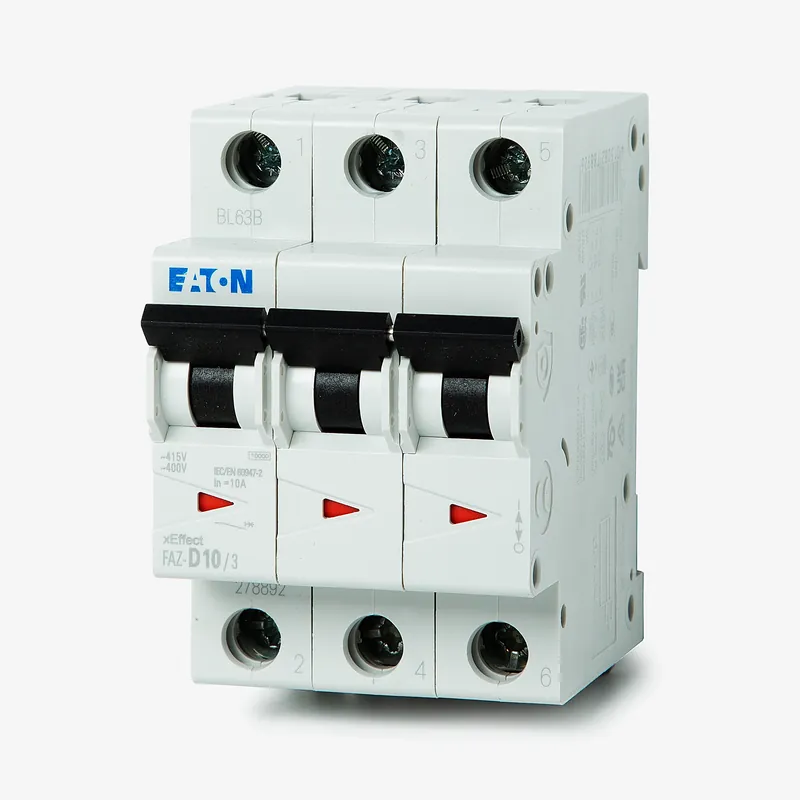 Top Pick Eaton / Cutler-Hammer FAZ-D10/3-NA - 10A 3 Pole Miniature Circuit Breaker