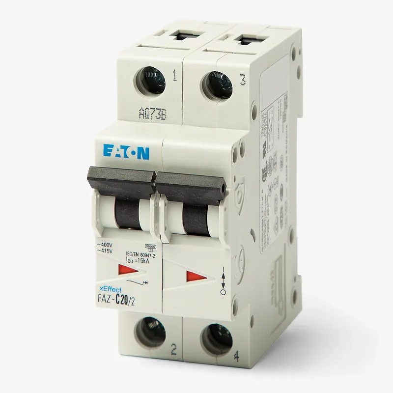 Factory Price Eaton / Cutler-Hammer FAZ-C20/2 - 20A 2 Pole Supplementary Protector