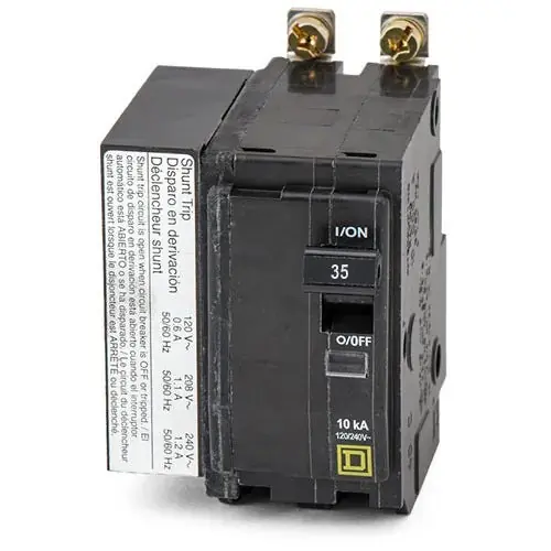 Square D QOB2351021 - 35A 2 Pole Miniature Circuit Breaker Best Seller