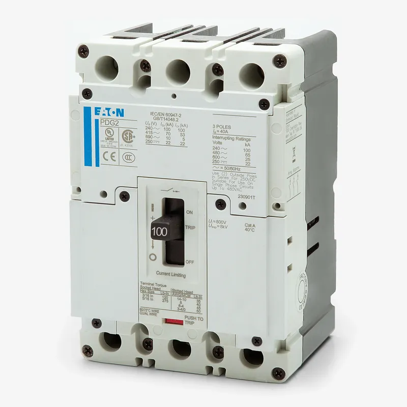 Eaton / Cutler-Hammer PDG23M0100TFFJ - 100A 3 Pole Molded Case Circuit Breaker Next Day Delivery