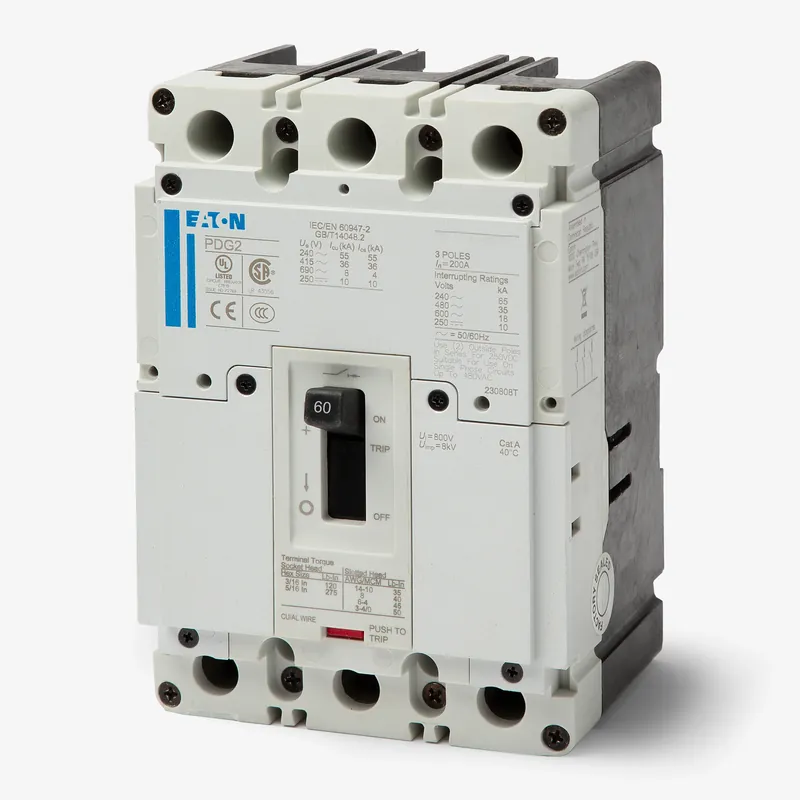 Genuine Eaton / Cutler-Hammer PDG23G0060TFFJ - 60A 3 Pole Molded Case Circuit Breaker