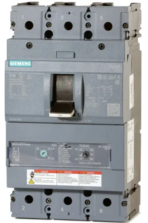 Limited Time Siemens 3VA5120-6EF31-0AA0 - 20A 3 Pole Molded Case Circuit Breaker