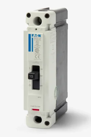 New Release Eaton / Cutler-Hammer PDG21G0015TFFJ - 15A 1 Pole Molded Case Circuit Breaker