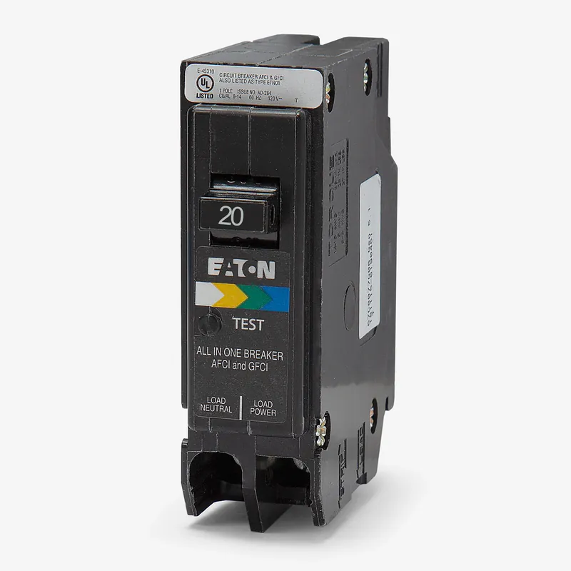 Secure Checkout Eaton / Cutler-Hammer BRPAFGF120 - 20A Dual Function Miniature Circuit Breaker