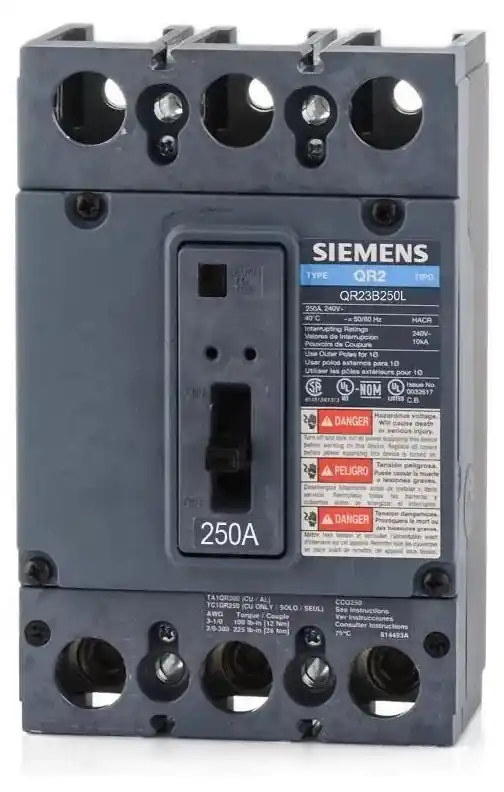 Genuine Siemens QR23B250L - 250A 3 Pole Molded Case Circuit Breaker