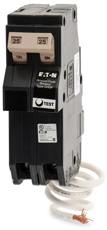 Eaton / Cutler-Hammer CH225GFT - 25A GFCI Miniature Circuit Breaker Premium