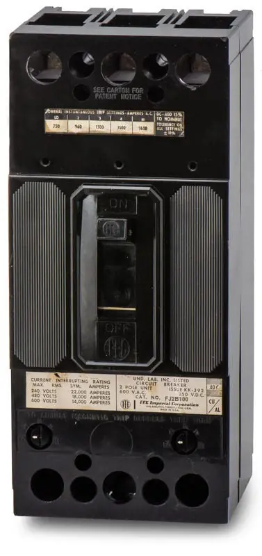 Buy Online Siemens FJ2B100 - 100A 2 Pole Molded Case Circuit Breaker